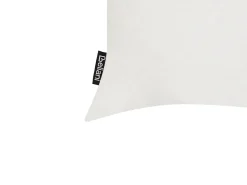 Clearance Beliani Set di 2 cuscini VELLEIA Cotone 50 x 35 cm Bianco Trama geometrica Bianco Rosso