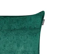 Beliani Set di 2 cuscini VERPIS Cotone 50 x 50 cm smeraldo Tinta unita Verde
