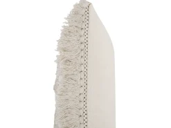 Beliani Set di 2 cuscini VILLUR Cotone 45 x 45 cm A strisce Beige