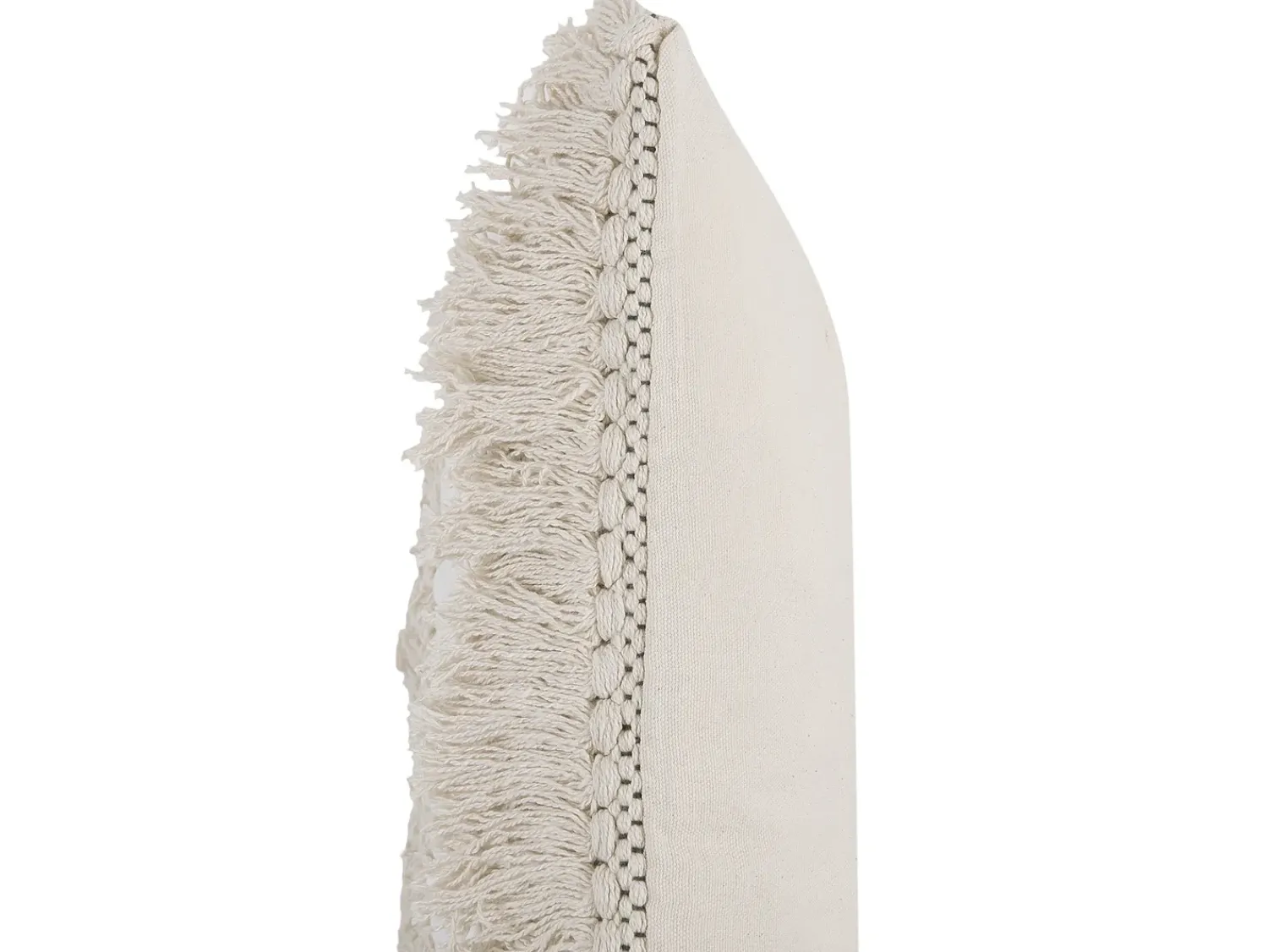 Beliani Set di 2 cuscini VILLUR Cotone 45 x 45 cm A strisce Beige
