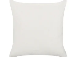 Clearance Beliani Set di 2 cuscini WOODI Cotone 45 x 45 cm Giallo Bianco Trama geometrica Bianco Bianco Nero