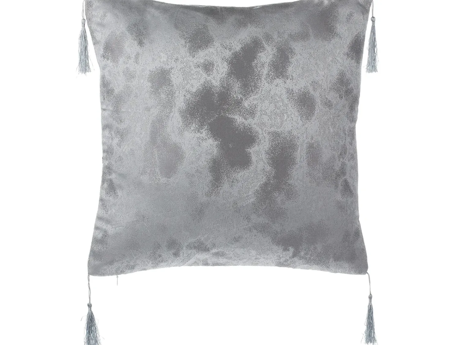 Clearance Beliani Set di 2 cuscini YARINA 45 x 45 cm Grigio Trama geometrica Oro Argento