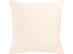 Online Beliani Set di 2 cuscini YARROW Velluto 45 x 45 cm Beige Trama geometrica Argento Beige