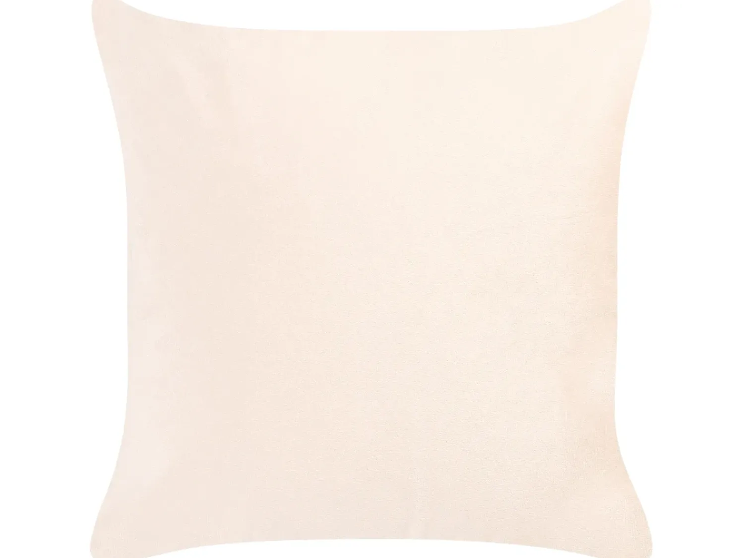 Online Beliani Set di 2 cuscini YARROW Velluto 45 x 45 cm Beige Trama geometrica Argento Beige