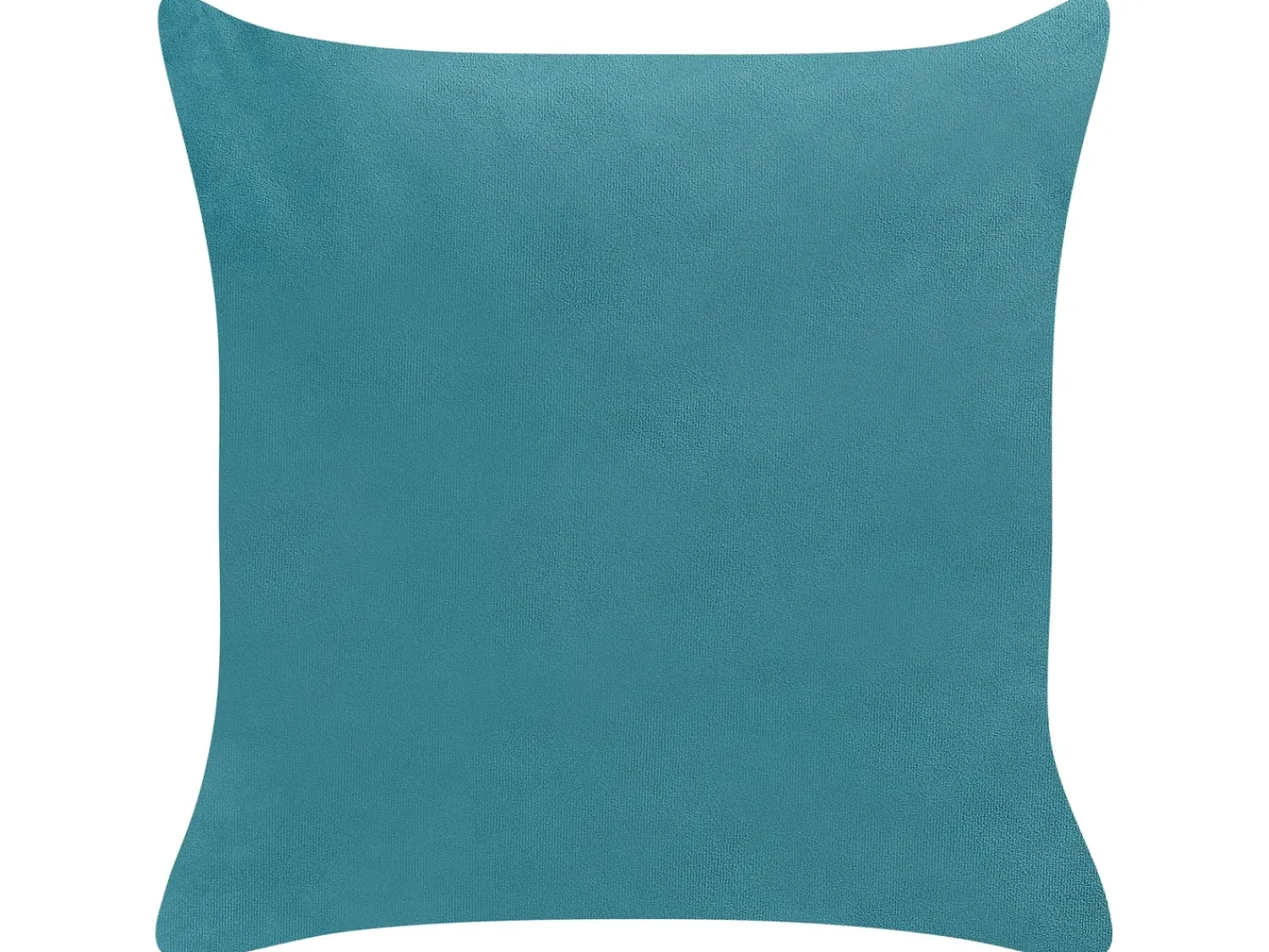 New Beliani Set di 2 cuscini YARROW Velluto 45 x 45 cm Foglia di tè Trama geometrica Argento Blu