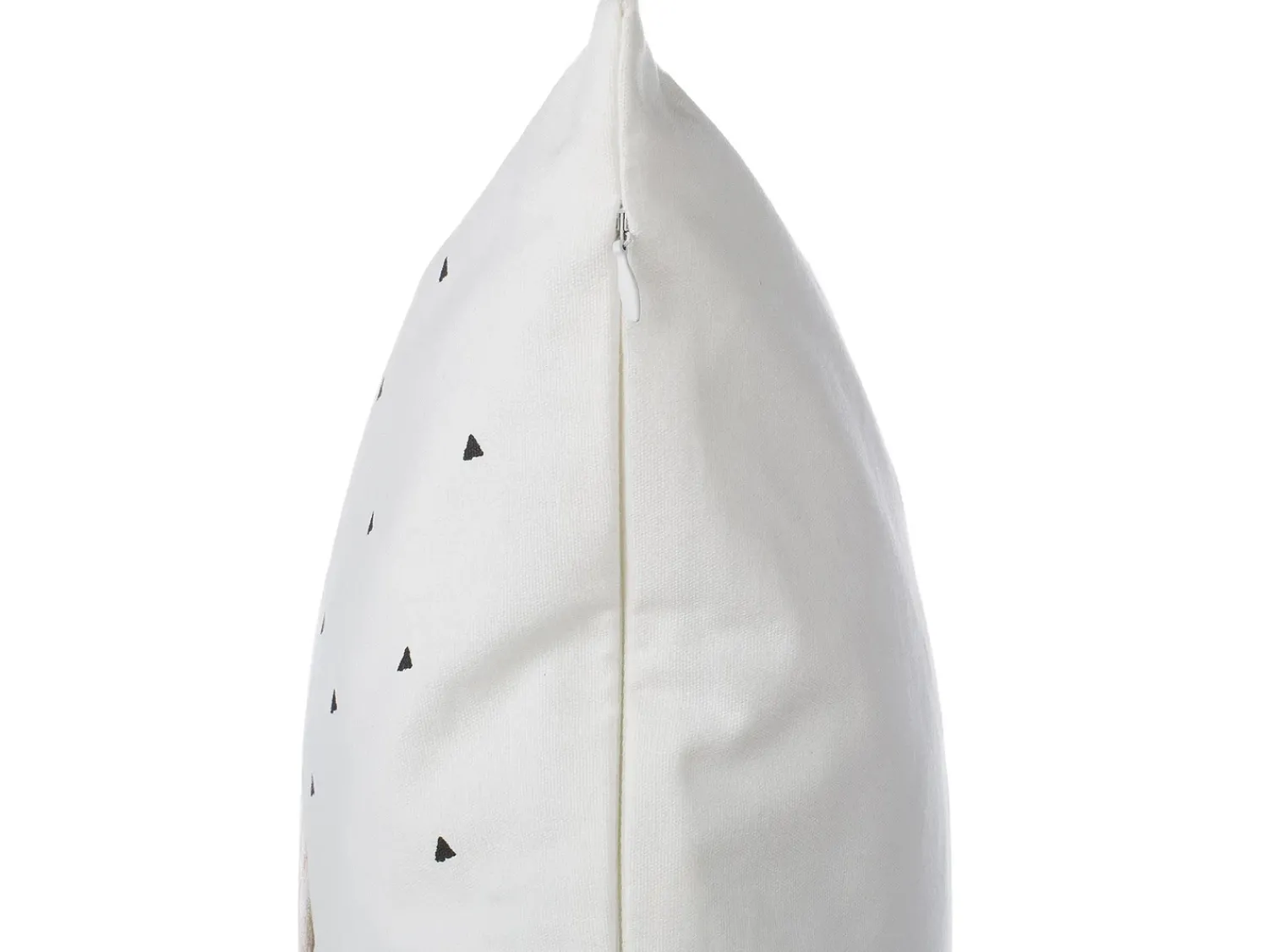 Discount Beliani Set di 2 cuscini YASMIN Cotone 45 x 45 cm Bianco Oro Nero Trama di piante Bianco Nero Oro