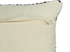 Sale Beliani Set di 2 cuscini YONCALI Cotone 45 x 45 cm Nero Trama a scacchi Bianco Nero