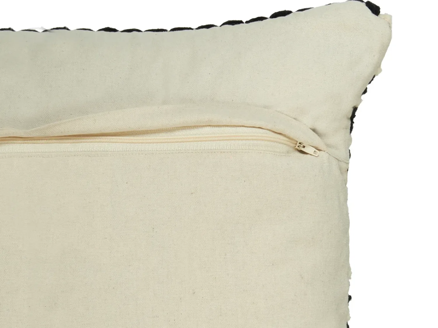 Sale Beliani Set di 2 cuscini YONCALI Cotone 45 x 45 cm Nero Trama a scacchi Bianco Nero