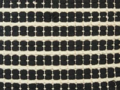 Sale Beliani Set di 2 cuscini YONCALI Cotone 45 x 45 cm Nero Trama a scacchi Bianco Nero