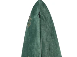 Sale Beliani Set di 2 cuscini YUZURI Velluto 45 x 45 cm Verde smeraldo Trama animale Oro Verde