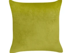 Discount Beliani Set di 2 cuscini YUZURI Velluto 45 x 45 cm Verde chiaro Trama animale Oro Verde