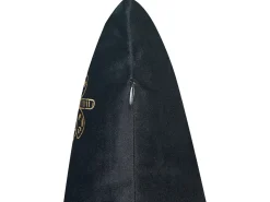 Beliani Set di 2 cuscini YUZURI Velluto 45 x 45 cm Nero Trama animale Oro Nero