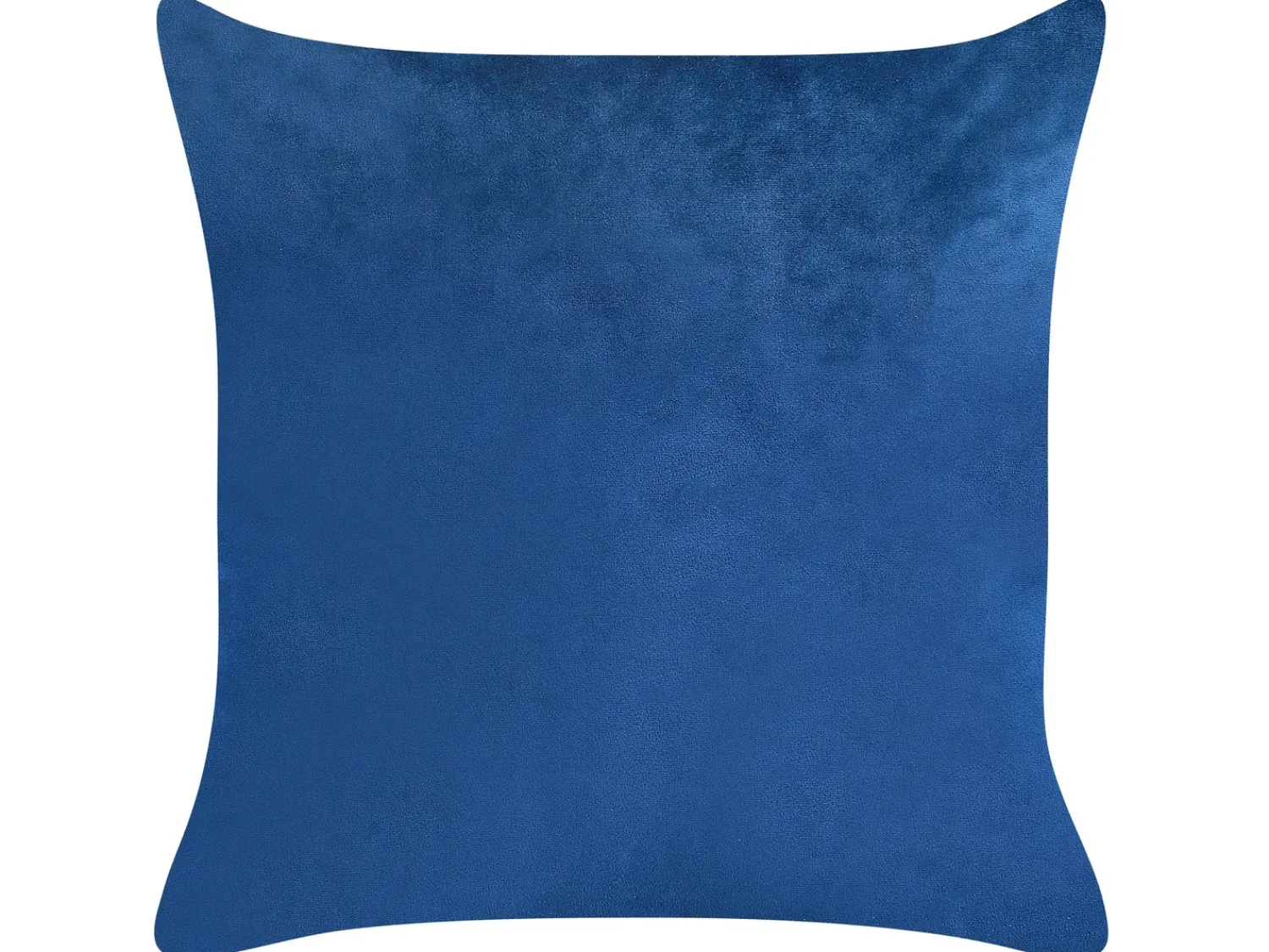 Outlet Beliani Set di 2 cuscini YUZURI Velluto 45 x 45 cm Blu marino Trama animale Argento Blu