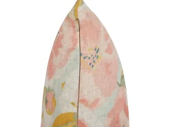New Beliani Set di 2 cuscini ZAHRIYE 45 x 45 cm Rosa Trama floreale Rosa Blu Verde