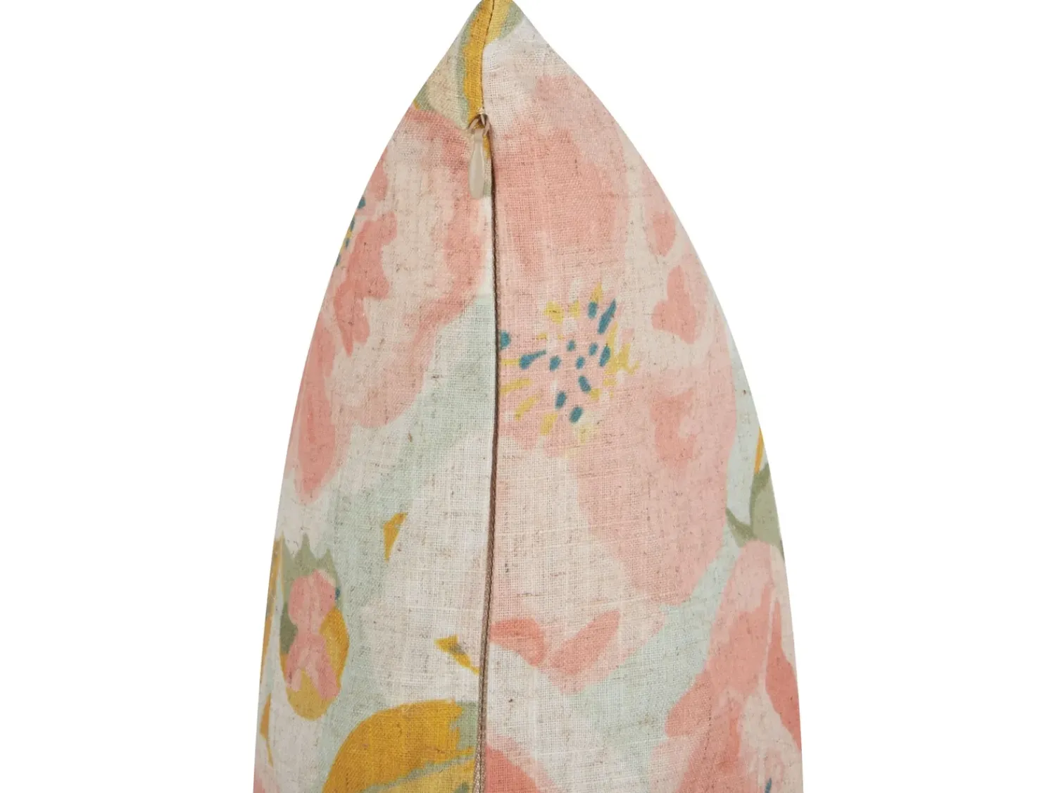 New Beliani Set di 2 cuscini ZAHRIYE 45 x 45 cm Rosa Trama floreale Rosa Blu Verde