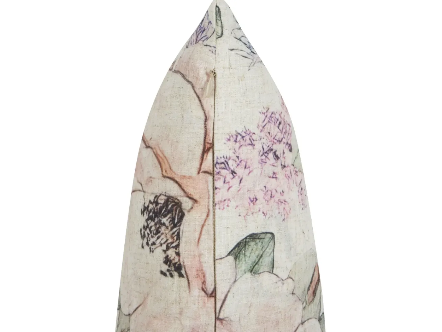 Beliani Set di 2 cuscini ZAHRIYE 45 x 45 cm Viola Trama floreale Viola Multicolore