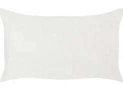 Hot Beliani Set di 2 cuscini ZALEYA Cotone Bianco Trama floreale Bianco Verde