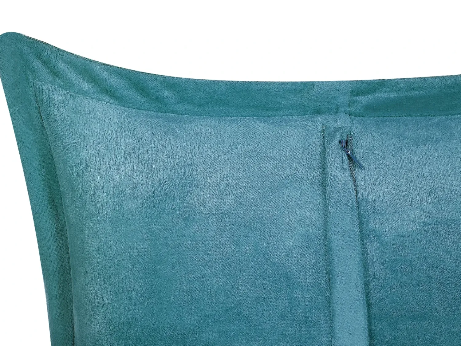 Online Beliani Set di 2 cuscini ZINNIA Velluto a coste Foglia di tè Tinta unita Blu