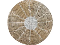 Beliani Set di decorazioni da appendere PINTANO Alghe marine 50/35/36 cm Naturale Bianco Marrone Nero