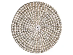 New Beliani Set di 3 decorazioni da appendere CANTHO Alghe marine 40/35/20 cm Nero Beige Bianco Naturale Nero