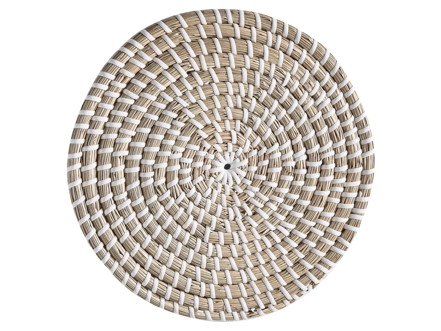 New Beliani Set di 3 decorazioni da appendere CANTHO Alghe marine 40/35/20 cm Nero Beige Bianco Naturale Nero