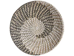 New Beliani Set di 3 decorazioni da appendere CANTHO Alghe marine 40/35/20 cm Nero Beige Bianco Naturale Nero