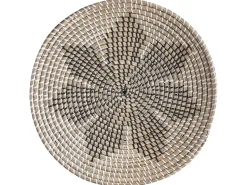 New Beliani Set di 3 decorazioni da appendere CANTHO Alghe marine 40/35/20 cm Nero Beige Bianco Naturale Nero