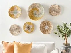 Discount Beliani Set di decorazioni da appendere BACNINH Alghe marine 46/35/30 cm Multicolore