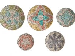 Sale Beliani Set di decorazioni da appendere SONLA Alghe marine 45/35/30 cm Multicolore