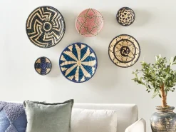 Best Beliani Set di decorazioni da appendere HOABINH Alghe marine 3/4/5/5/6/7 cm Multicolore