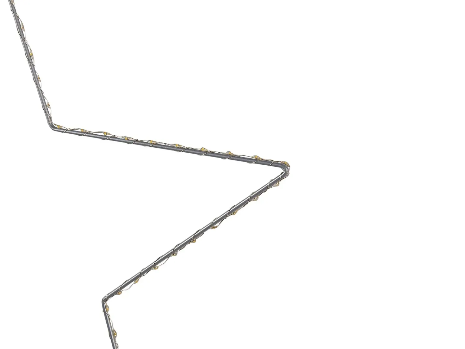 Discount Beliani Set di 3 decorazioni da appendere LED KUNNARI Stella 50/40/30 cm Argento