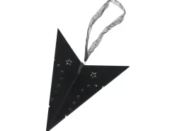 Best Beliani Set di 2 decorazioni da appendere LED MOTTI Stella Nero