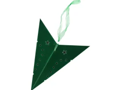 Discount Beliani Set di 2 decorazioni da appendere LED MOTTI Stella smeraldo Verde