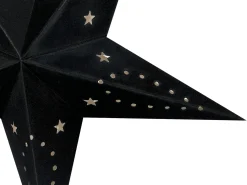 Discount Beliani Set di 2 decorazioni da appendere LED MOTTI Stella Nero