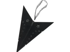 Discount Beliani Set di 2 decorazioni da appendere LED MOTTI Stella Nero