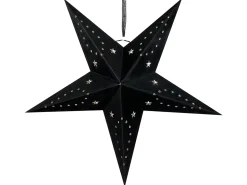 Discount Beliani Set di 2 decorazioni da appendere LED MOTTI Stella Nero