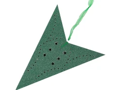 Sale Beliani Set di 2 decorazioni da appendere LED MOTTI Stella smeraldo Verde