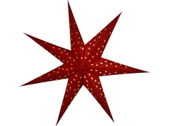 Hot Beliani Set di 4 decorazioni da appendere LED KAMET Stella 60 cm Multicolore