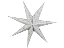 Hot Beliani Set di 4 decorazioni da appendere LED KAMET Stella 60 cm Multicolore
