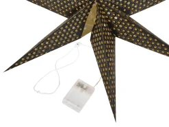 Hot Beliani Set di 4 decorazioni da appendere LED KAMET Stella 60 cm Multicolore