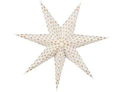 Beliani Set di 4 decorazioni da appendere LED TRISUL Stella 60 cm Multicolore
