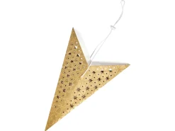 Beliani Set di 4 decorazioni da appendere LED TRISUL Stella 60 cm Multicolore