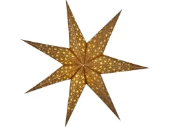 Beliani Set di 4 decorazioni da appendere LED TRISUL Stella 60 cm Multicolore