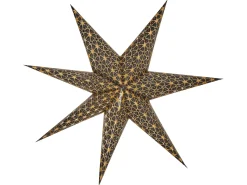 Beliani Set di 4 decorazioni da appendere LED TRISUL Stella 60 cm Multicolore