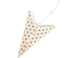 Beliani Set di 4 decorazioni da appendere LED TRISUL Stella 60 cm Multicolore