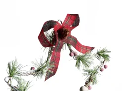 Online Beliani Set di 3 decorazioni da appendere LED KALLAVESI Stella 25/30/35 cm Bianco Bianco Rosso Verde