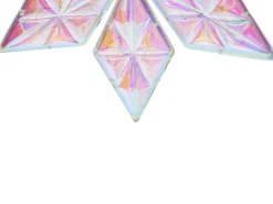 Beliani Set di 3 decorazioni da appendere RENSJON Stella 25/35/46 cm Multicolore