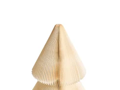 Best Beliani Set di 2 decorazioni natalizie VEFSNA Albero di Natale 90/122 cm Beige