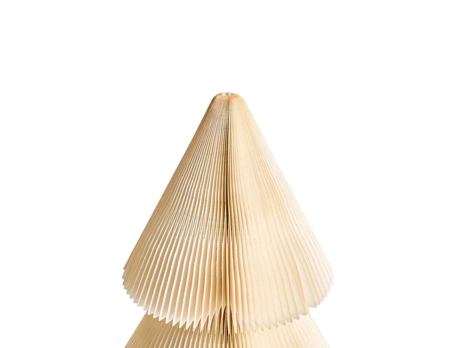 Best Beliani Set di 2 decorazioni natalizie VEFSNA Albero di Natale 90/122 cm Beige