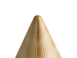 Best Beliani Set di 2 decorazioni natalizie VEFSNA Albero di Natale 90/122 cm Beige/Verde Beige Verde